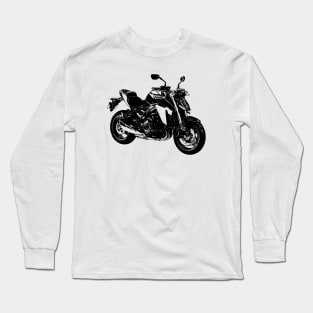 GSX S1000 Bike Sketch Art Long Sleeve T-Shirt